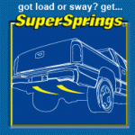 Super spring can be installed to reduce sway of tow trucks. 