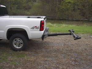 wheel lift installed on a Chevy HD