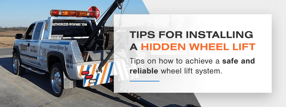 Top tips for hidden wheel lift installation