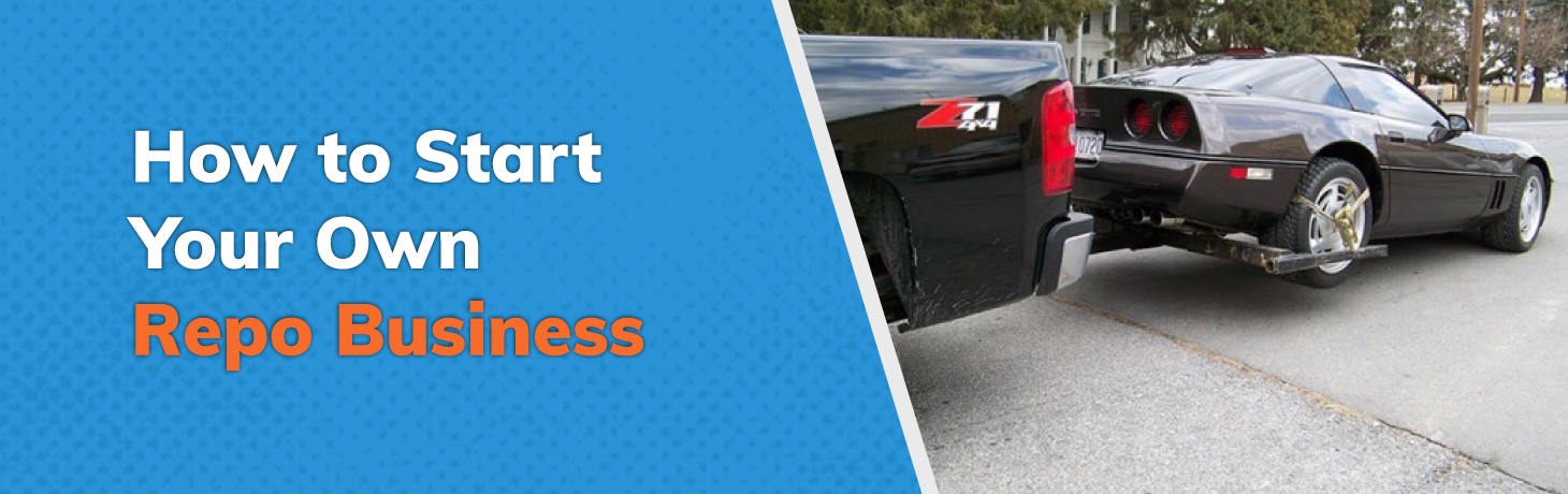 Chevy Silverado with Repo Tow Lift Towing a Corvette