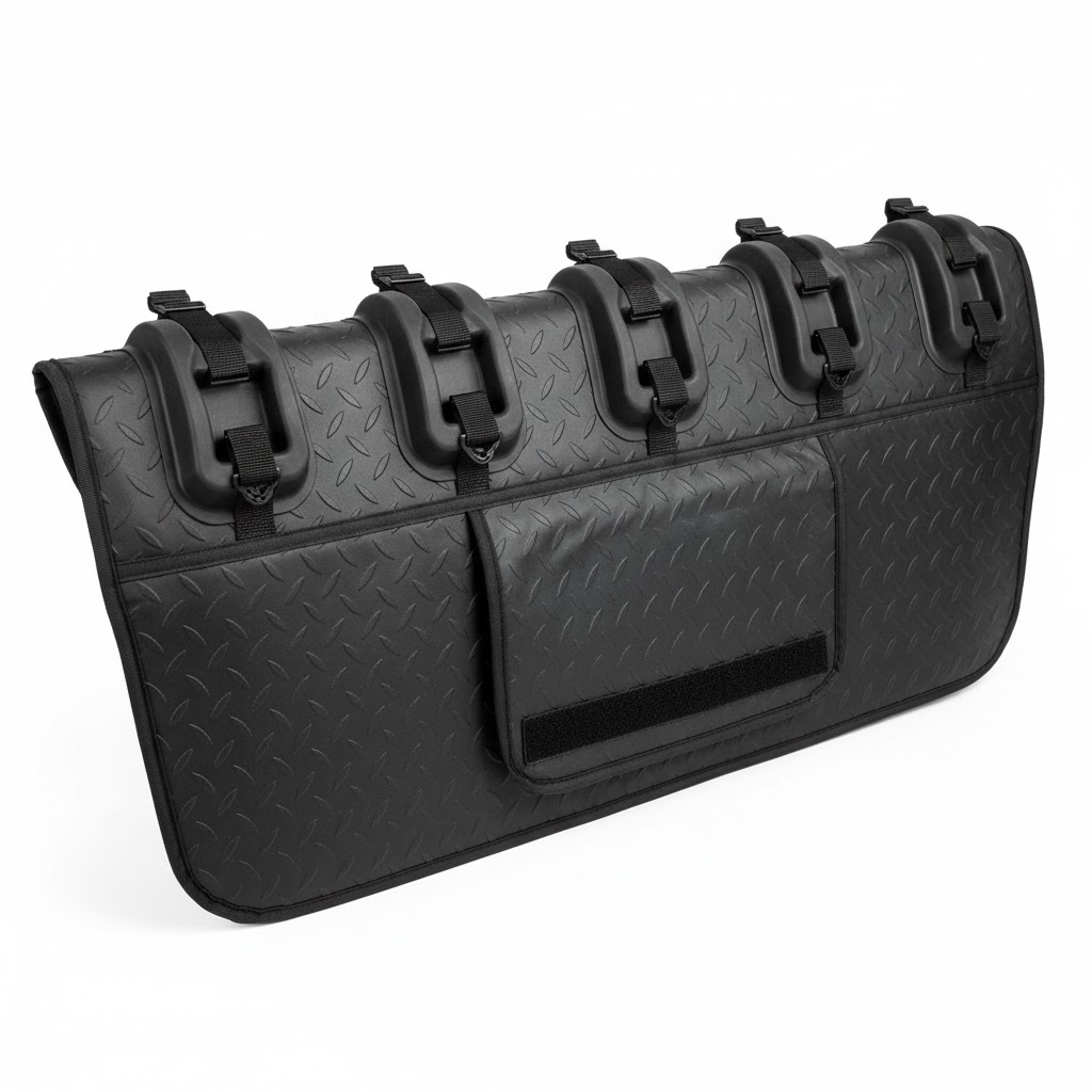 black-diamond-plate-textured-cargo-mat-organizer-with-straps